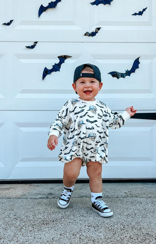 spooky-bro-bamboo-bubble-romper Little Joy Co - Sophia's Style-1